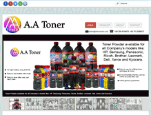 Tablet Screenshot of aatonerpk.com